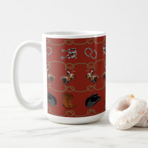 Country Western Cowboy Kaffeetasse
