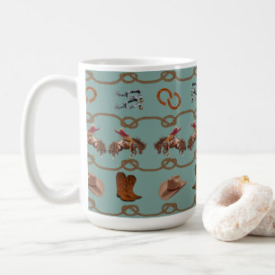 Country Western Cowboy Kaffeetasse