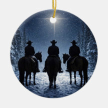 Country Western Cowboy Nordstern Weihnachten