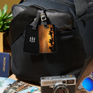 Country Western Cowboys und Roundup Gepäckanhänger