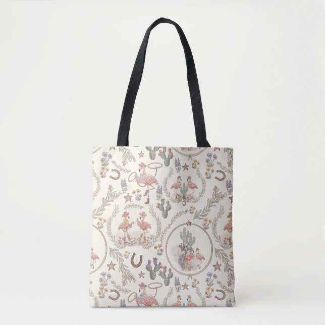 Country Western Flamingo-Tasche (Vorderseite)