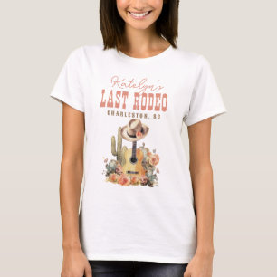 Country Western Letztes Rodeo Bachelorette Wochene T-Shirt