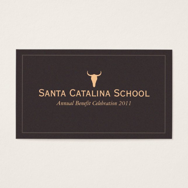 Country Western Longhorns Bull Skull Cowboy Gesche (Vorderseite)