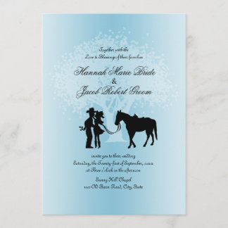 Country Western Mairytale Einladung