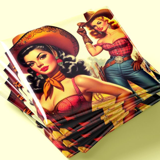 Country-Western-Pin-up Magnet (Von Creator hochgeladen)