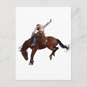 Country Western Reiten Rodeo Cowboy Postkarte