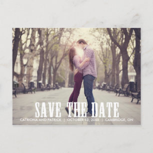 Country Western Save the Date Postkarte
