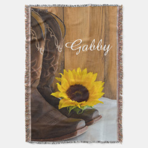 Country Western Sonnenblume Decke