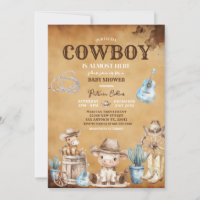 Country Western Unsere kleine Cowboy-Babydusche