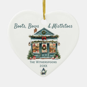 Country Western Weihnachtsladen Ornament