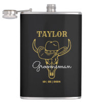 Country Wild West Cowboy Personalisierte Trauzeuge