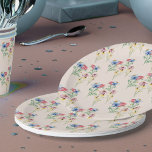 Country Wildblume Poppy Daisy Coneflower Muster Pappteller<br><div class="desc">Land Blumenmuster der Wildblumen,  einschließlich der blühenden Mohnblüte und der Palmen. Eine rustikale moderne Blüte perfekt für mädchenhafte,  böhmische,  häusliche / landschaftliche,  naturgarten und Wildblume usw. Bitte stöbern Sie in meinem Shop in der Wildblume Charm Kollektion für passende Artikel.</div>