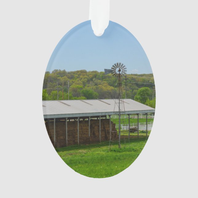 Country Windmühle Ornament (Rückseite)