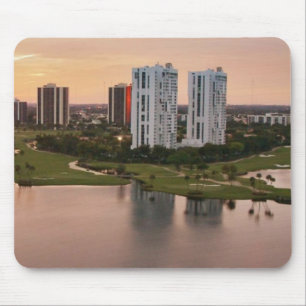 Countryklub am Sonnenuntergang, Aventura, Florida Mousepad
