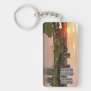 Countryklub am Sonnenuntergang, Aventura, Florida Schlüsselanhänger