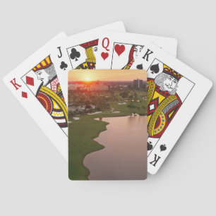 Countryklub am Sonnenuntergang, Aventura, Florida Spielkarten