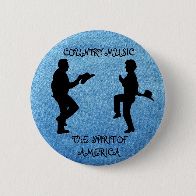 COUNTRYMUSIK DER GEIST VON AMERIKA-BUTTON BUTTON (Vorderseite)