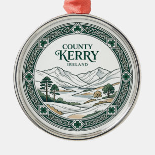 County Kerry Killarney Irland Ornament Aus Metall