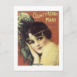 County Kerry wird ins Deutsche als Grafschaft Kerr Postkarte