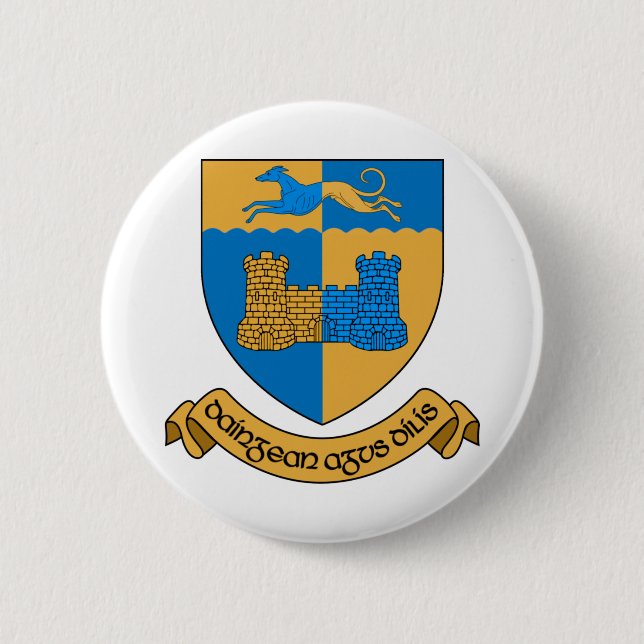 County Longford Irland Button (Vorderseite)