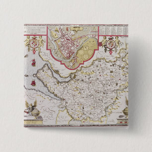 Countye Palatine von Chester, vorbei graviert Button
