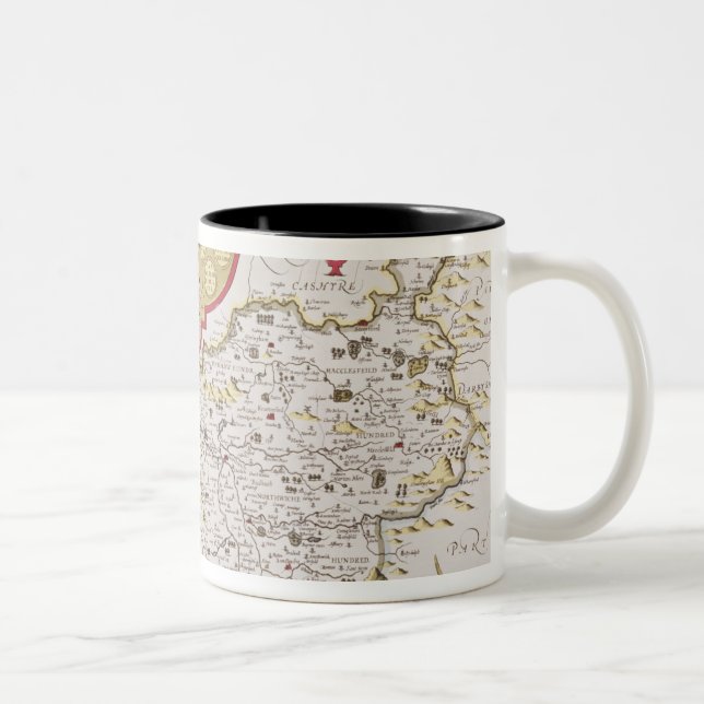 Countye Palatine von Chester, vorbei graviert Zweifarbige Tasse (Rechts)