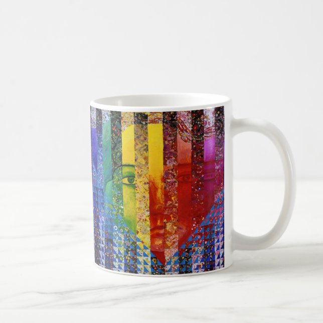 Counundrum I - Regenbogen-Frau Tasse (Rechts)