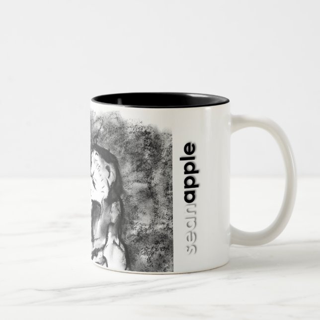 Coup de Gras Zweifarbige Tasse (Rechts)