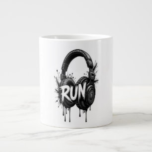 Coupe et musique Jumbo-Tasse
