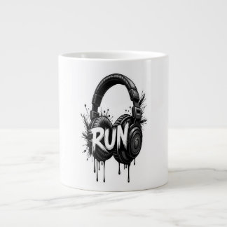 Coupe et musique Jumbo-Tasse