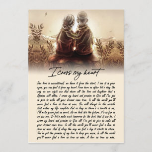 Coupé Für meine Seeleute überquere ich mein Herz Einladung