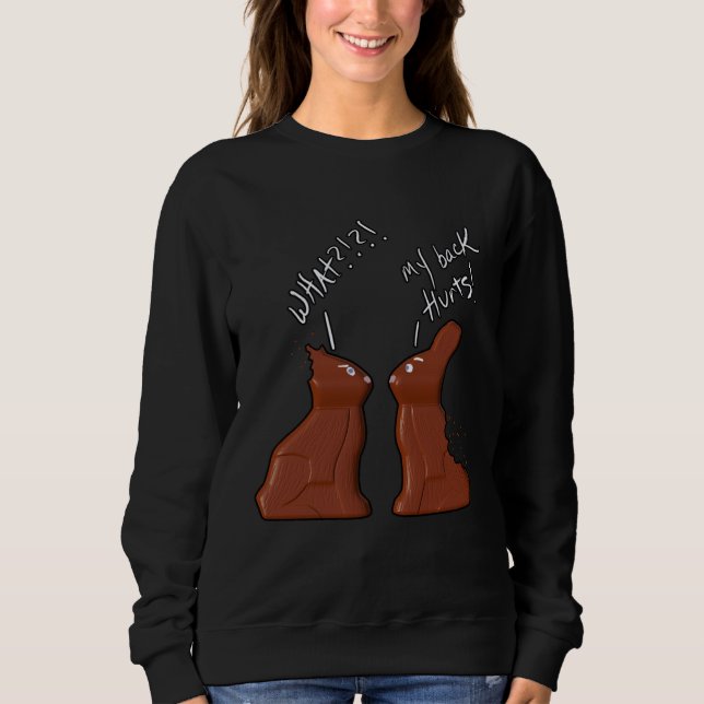 Coupe Joke Sarcastic Bunnies Easter Sweatshirt (Vorderseite)