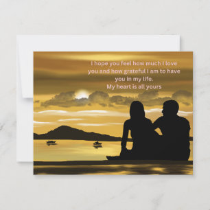 Coupé Liebe Tagesgeschenk Pauschalreise Feiertagskarte