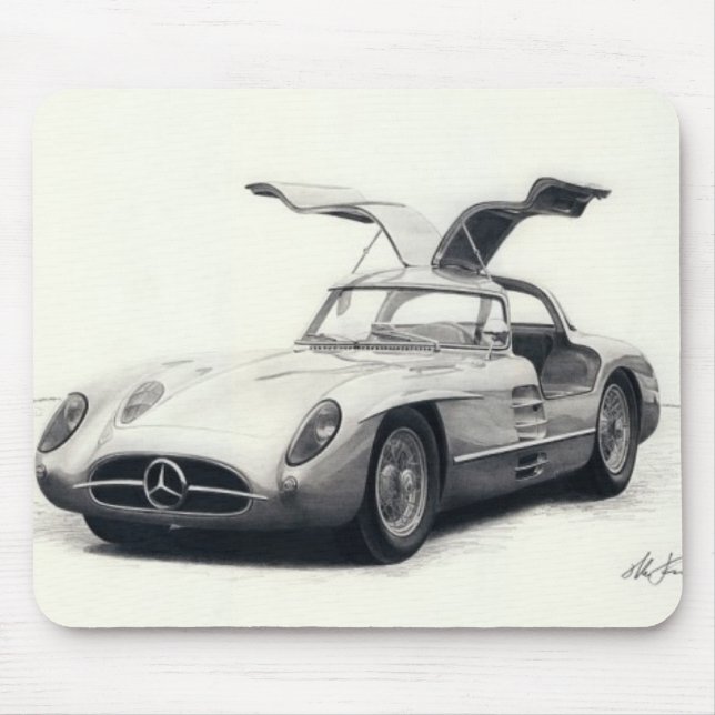 Coupé Mercedess 300SLR Mousepad (Vorne)
