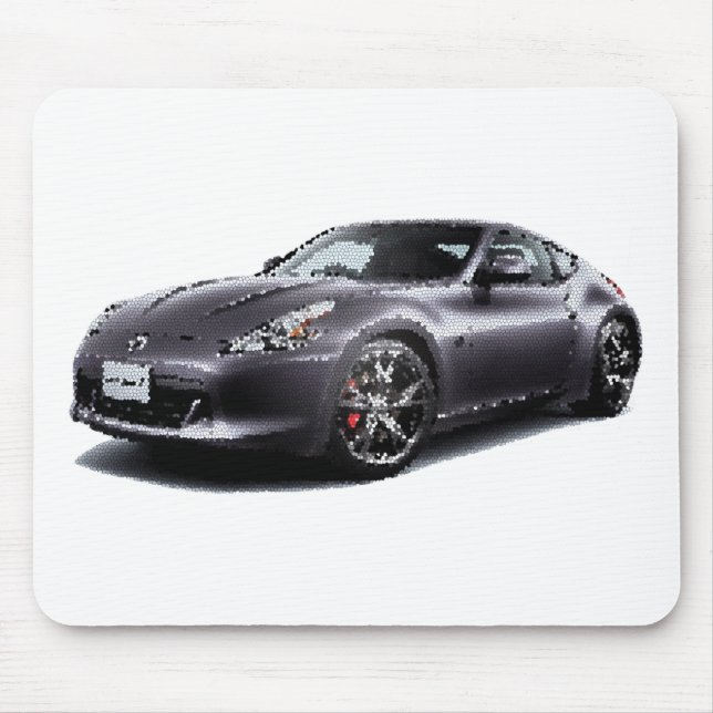 Coupé Nis 370Z geknackt Mousepad (Vorne)