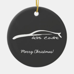 CoupéG35 brushstroke-Weihnachtsverzierung Keramikornament