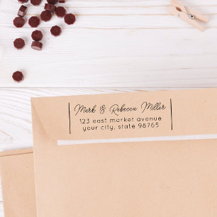 Coupels Personalisierte Rücksendeadresse Permastempel