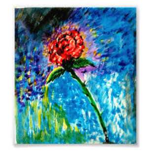 Couper Par Le Vent Foto Print