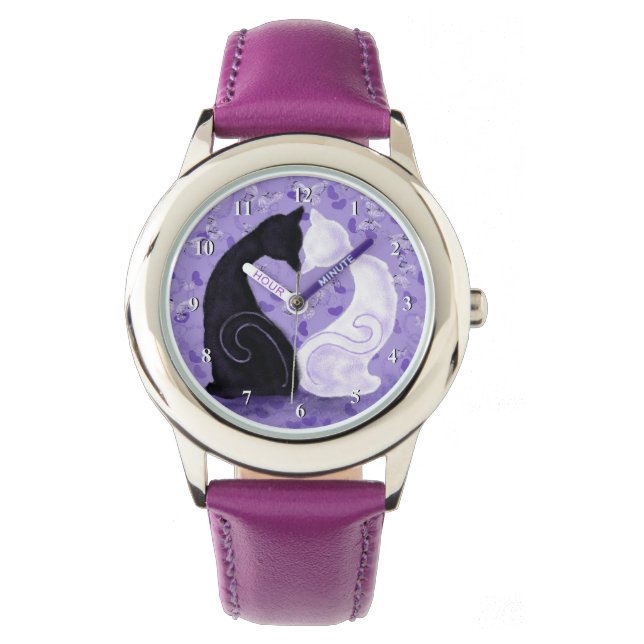 Coupkle Cat Watch Armbanduhr (Vorderseite)