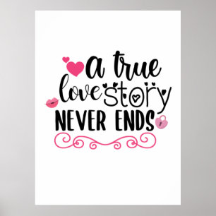 Couple Art A True Love Story endet nie Poster