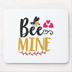 Couple Art Bee Mine Mousepad