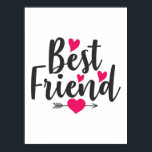 Couple Art Heart Best Friend Poster<br><div class="desc">Couple Art Heart Best Friend</div>