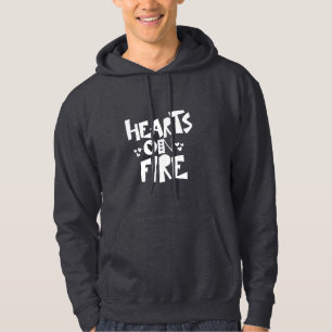 Couple Art hört auf Feuer Hoodie