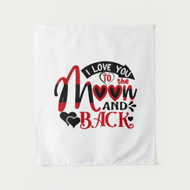 Couple Art I Liebe Wandteppich (Vorderseite)