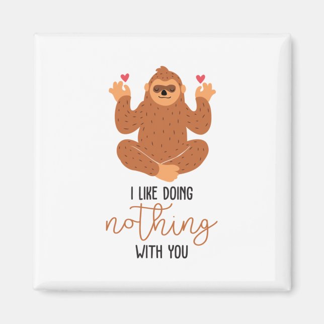 Couple Art I mag nichts mit dir machen Magnet (Vorne)