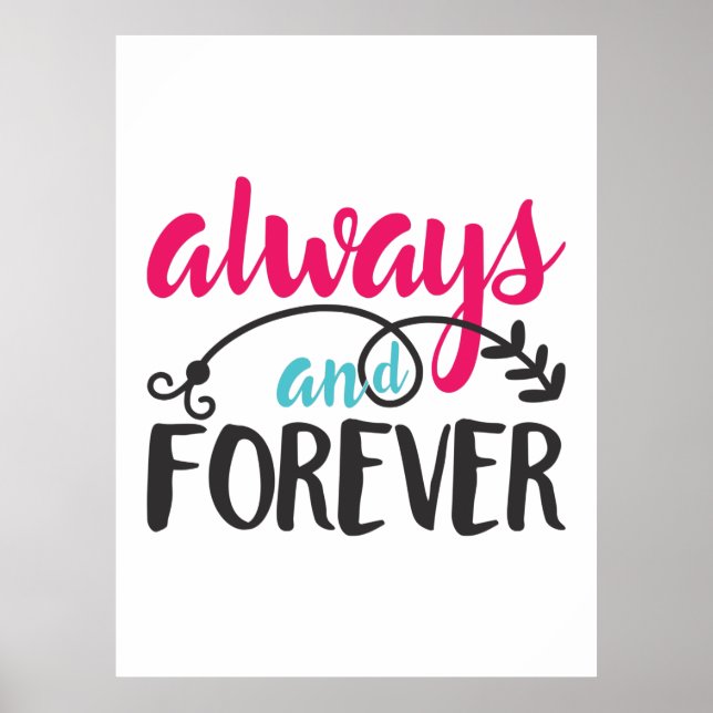 Couple Art immer und für immer Poster (Vorne)