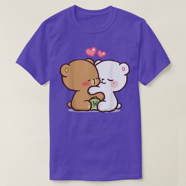 Couple Bears Gift Funny 517 T-Shirt (Design vorne)