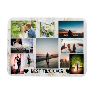 Couple BEST TIME JE Personalisiert Valentinstag Magnet