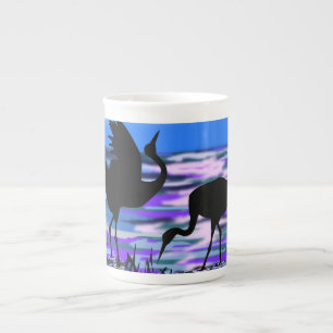 Couple Crane Bird Tasse