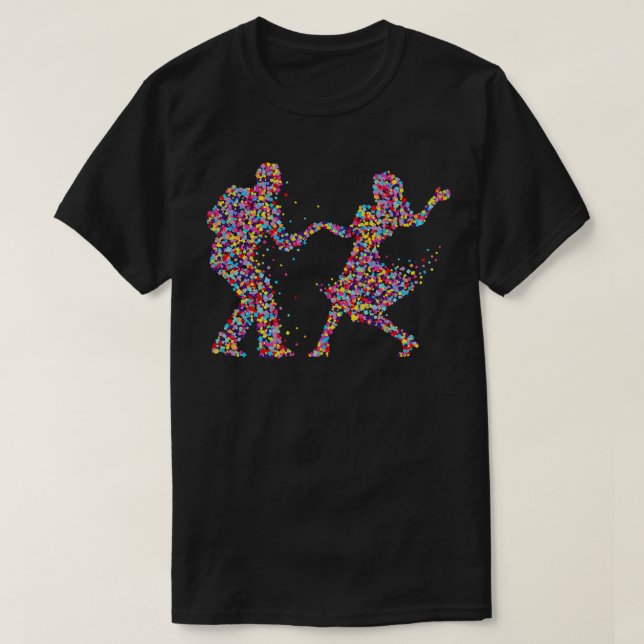 Couple Dance Dancing Dancing Couple Gift T-Shirt (Design vorne)